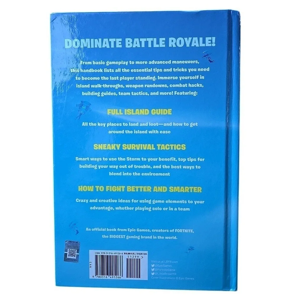 Official Fortnite‎ Battle Royale Survival Guide Hardcover Book – Epic Games